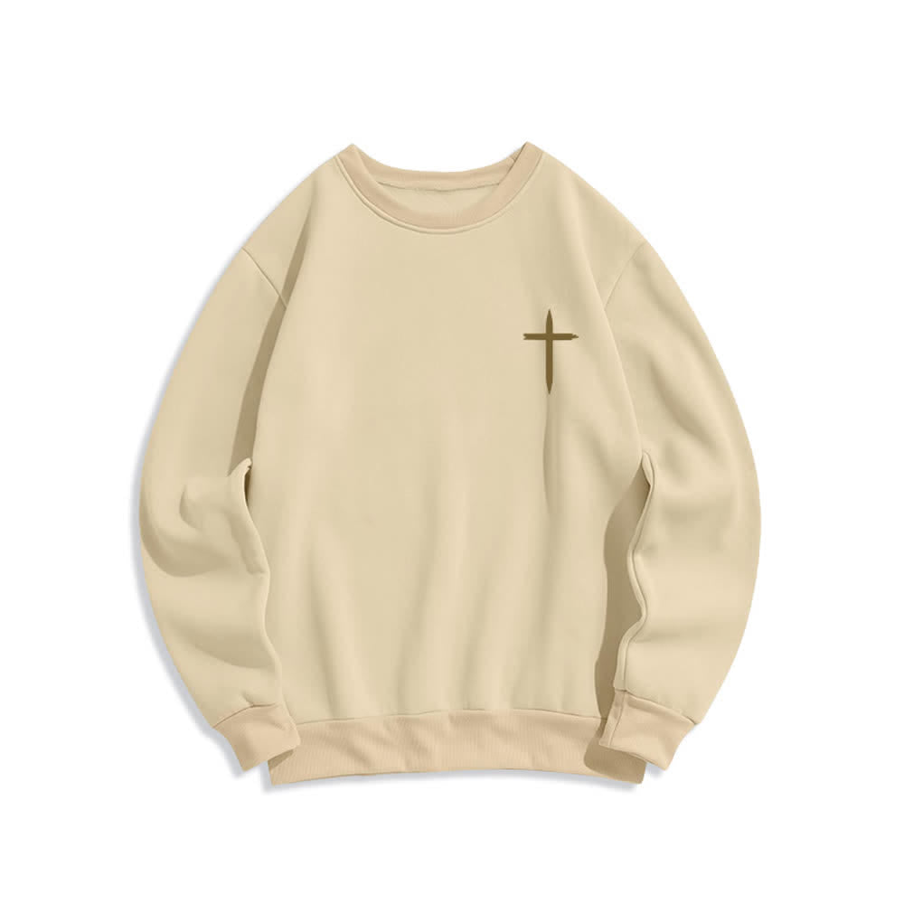 Christianartworkshop Jesus Is King Crown Back Print Crewneck Sweatshirt - image 17