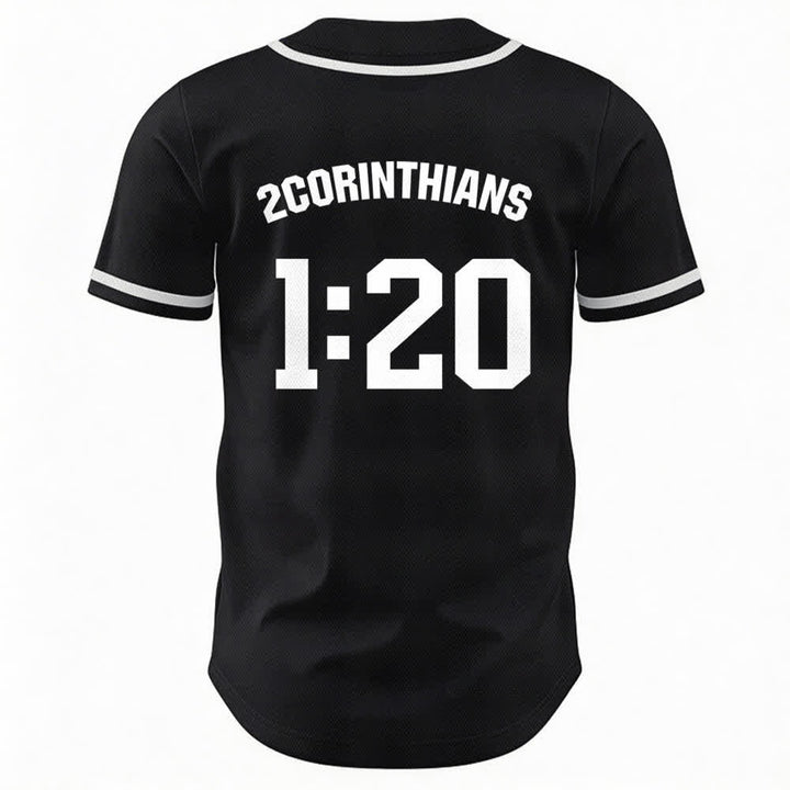 Christianartworkshop Amen Black And White Team Baseball Jersey - image 8