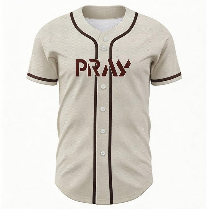 Christianartworkshop Pray Tap My Shoulder Message Baseball Jersey - image 44