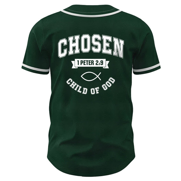 Christianartworkshop Team Jesus Chosen Mesh Baseball Jersey - image 22