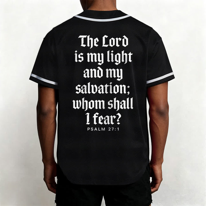 Christianartworkshop Psalm 23 Navy Scripture Team Baseball Jersey - image 12