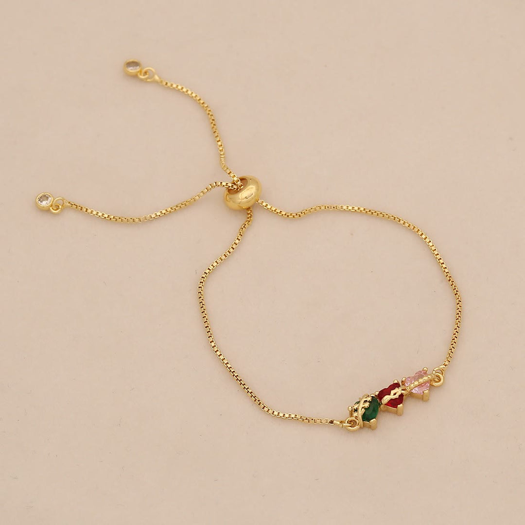 Christianartworkshop Trio Connected Heart Gem Jewelry Set: Token of Unbroken Celestial Bond - image 2