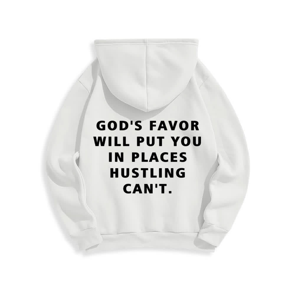 Christianartworkshop God's Favor Streetwear Fleece Lined Pullover Hoodie - image 4