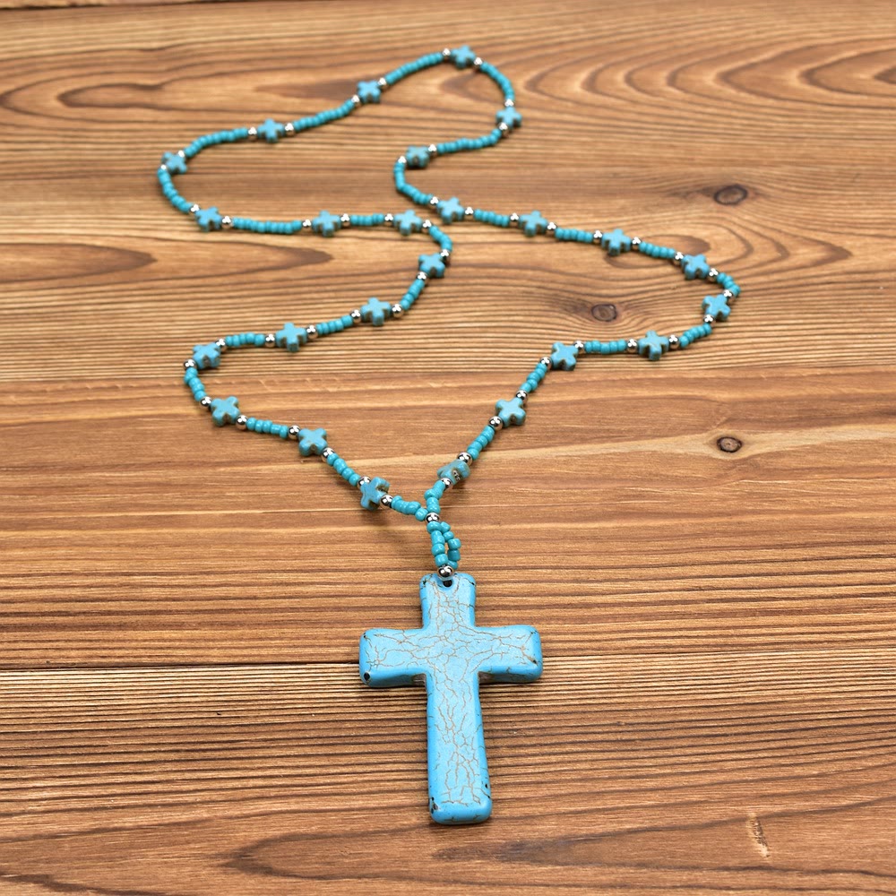 Christianartworkshop Statement Veined Cross Necklace: Symbol of Celestial Blessing - image 2