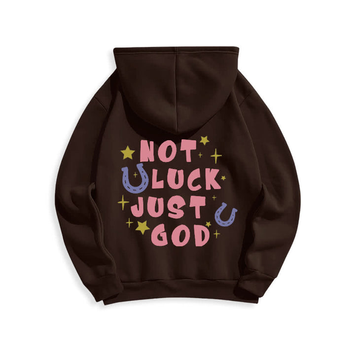 Christianartworkshop Not Luck Just God Fleece Lined Graphic Hoodie - image 19