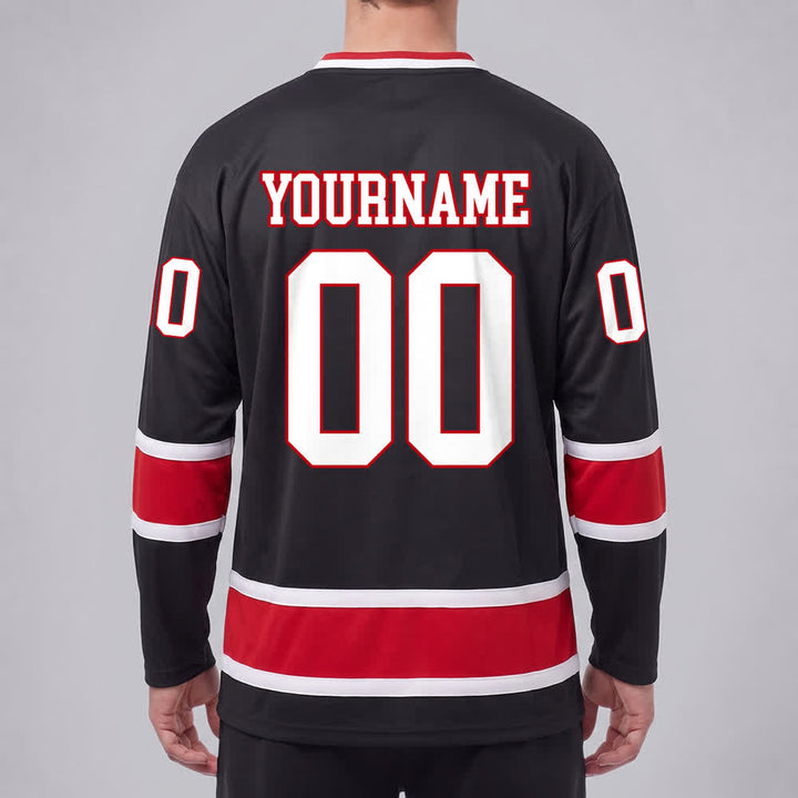 Christianartworkshop Bold JESUS Faith Statement Name & Number Customized Hockey Jersey - image 4
