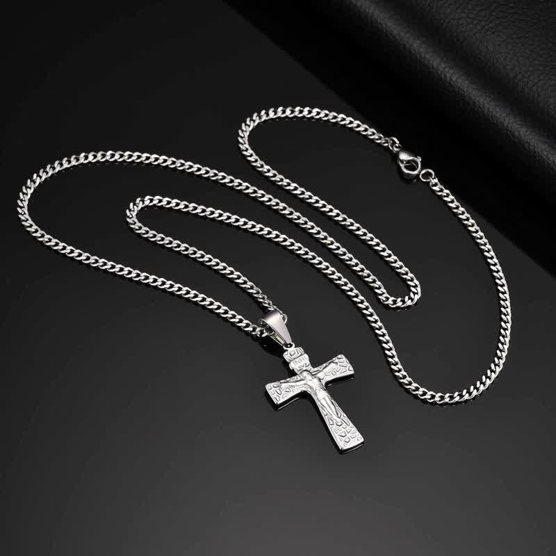 Christianartworkshop Layer‑Ready Cross Crucifix Pendant Necklace Keepsake Of Quiet Sacred Resolve - Crucifix - image 5