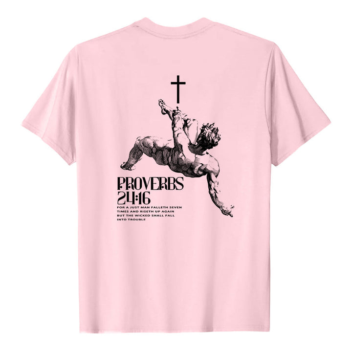 Christianartworkshop Proverbs 24:16' Christian T-Shirt - image 16