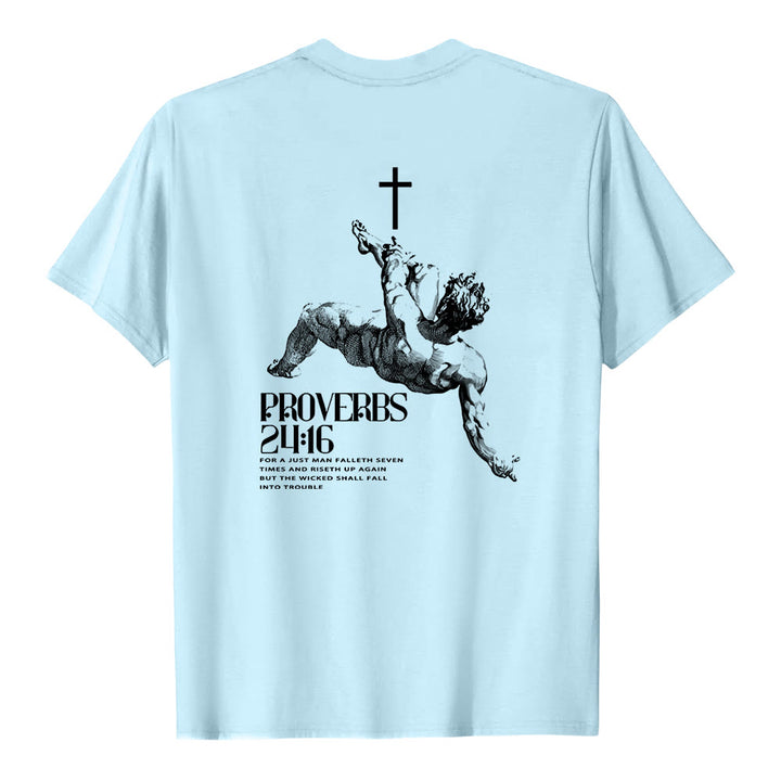 Christianartworkshop Proverbs 24:16' Christian T-Shirt - image 13