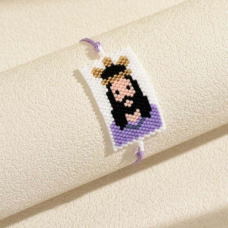 Christianartworkshop Multi-Style Holy Portrait Seed Bead Bracelet: Sign Of Tender Timeless Sacred Joy - Jesus C - image 7