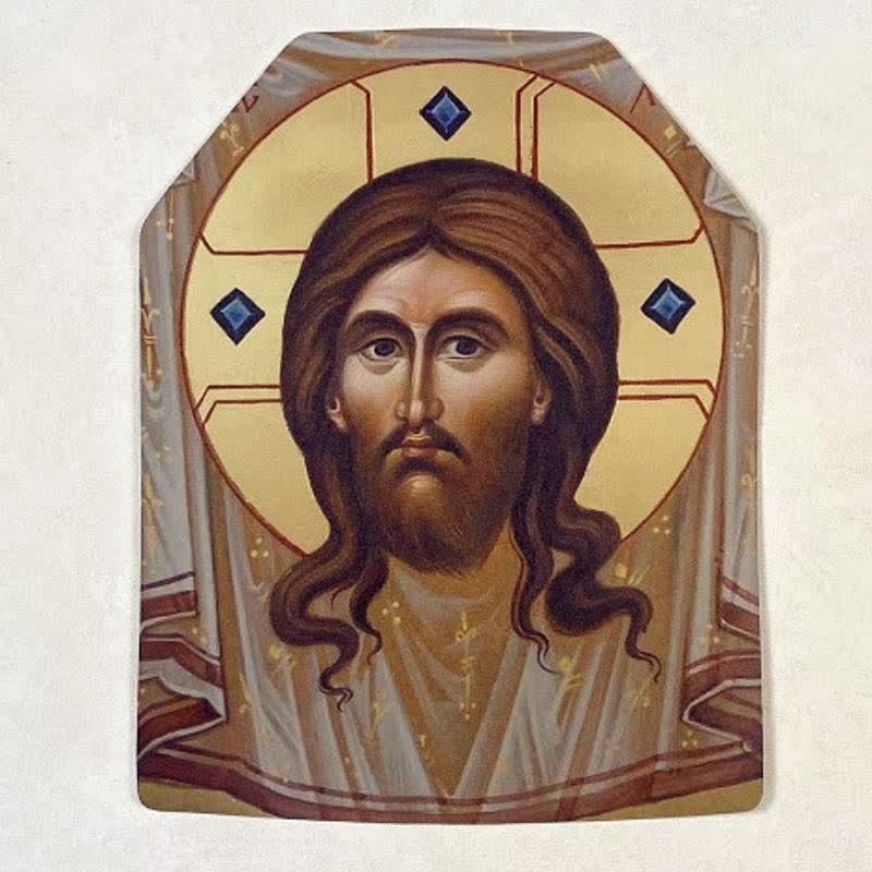 Christianartworkshop Classic Sacred Figure Icon Sticker: Token of Divine Shelter - Holy Face of Christ - image 6