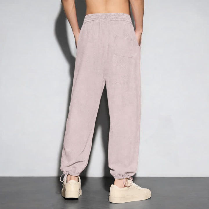 Christianartworkshop God Has My Back Jesus Portrait Washed Sweatpants - image 13
