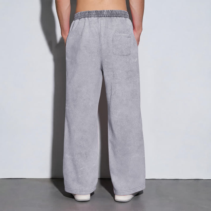 Christianartworkshop God Has My Back Jesus Portrait Washed Sweatpants - image 29