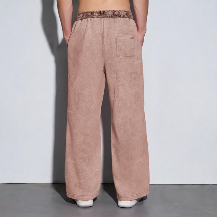 Christianartworkshop God Has My Back Jesus Portrait Washed Sweatpants - image 37