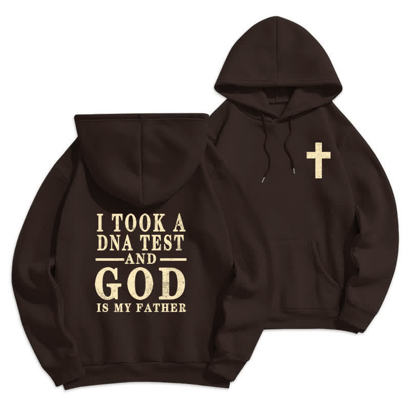 Christianartworkshop Child Of God Statement Fleece Lined Pullover Hoodie - Brown - 2XL - image 0
