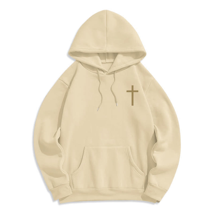 Christianartworkshop Eternally Loved By God Fleece Pullover Hoodies - image 2