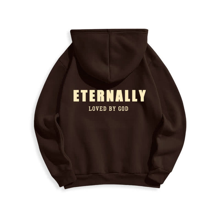 Christianartworkshop Eternally Loved By God Fleece Pullover Hoodies - image 16