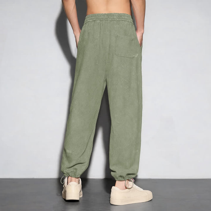 Christianartworkshop Jesus Christ Script Sacred Heart Washed Sweatpants - image 14