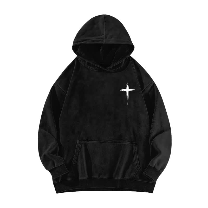 Christianartworkshop The Lord Is My Strength Washed Hoodie - image 5