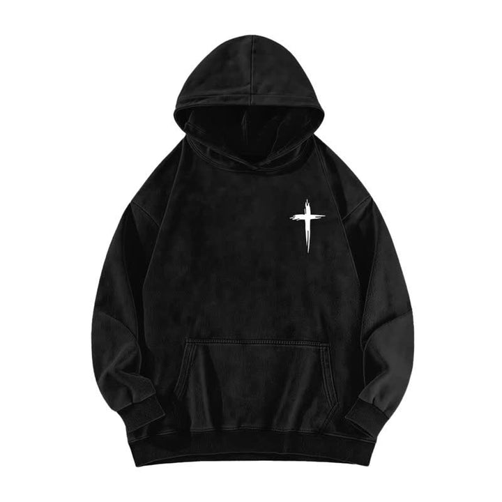 Christianartworkshop The Lord Is My Strength Washed Hoodie - image 5
