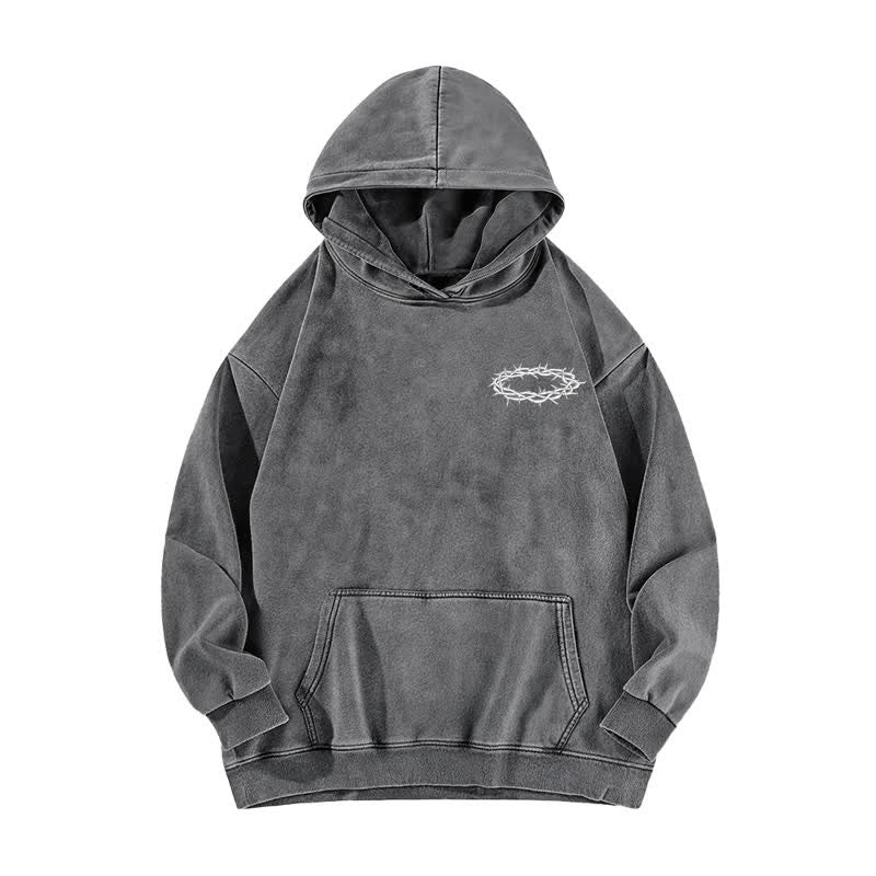 Christianartworkshop Child Of God Psalm 23 Washed Fleece Hoodie - image 11