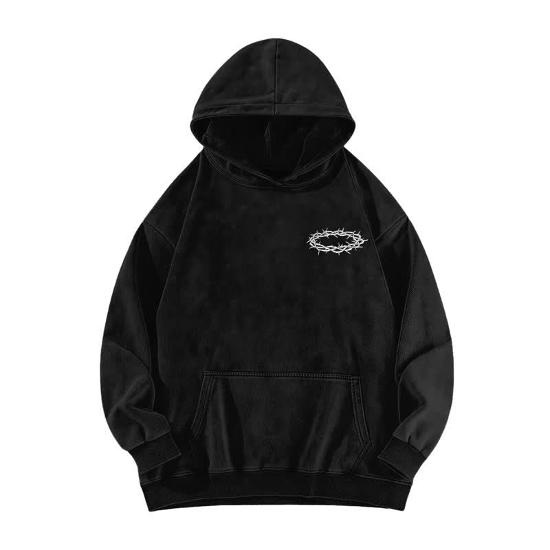 Christianartworkshop Child Of God Psalm 23 Washed Fleece Hoodie - image 5