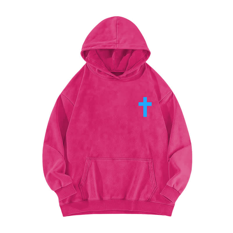 Christianartworkshop The Lord Is On My Side Washed Hoodie - image 17