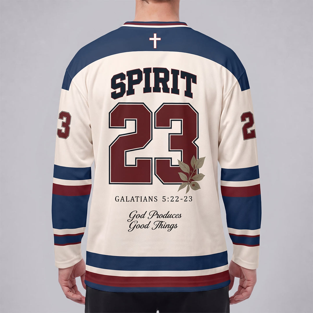 Christianartworkshop Fruit Of The Spirit Galatians 5 22 23 Hockey Jersey - image 2