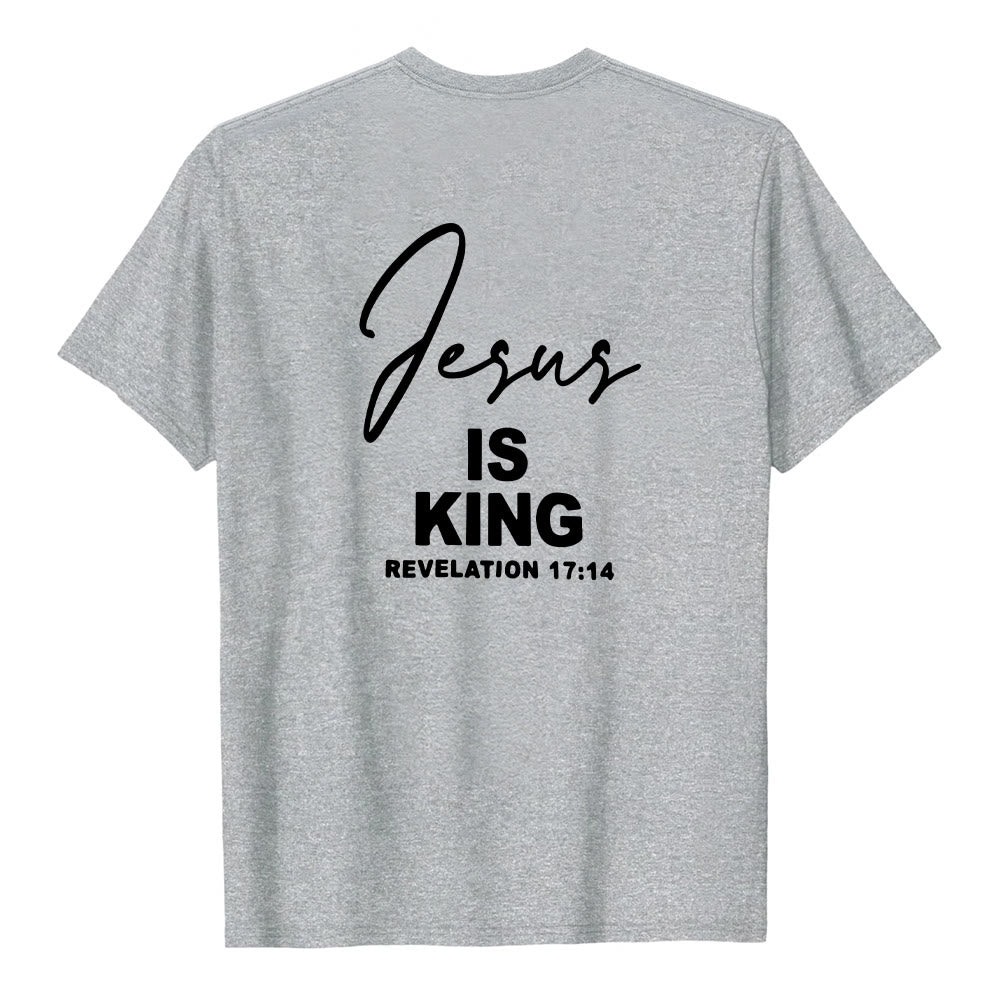 Christianartworkshop "Jesus IS KING" T-shirt - image 29