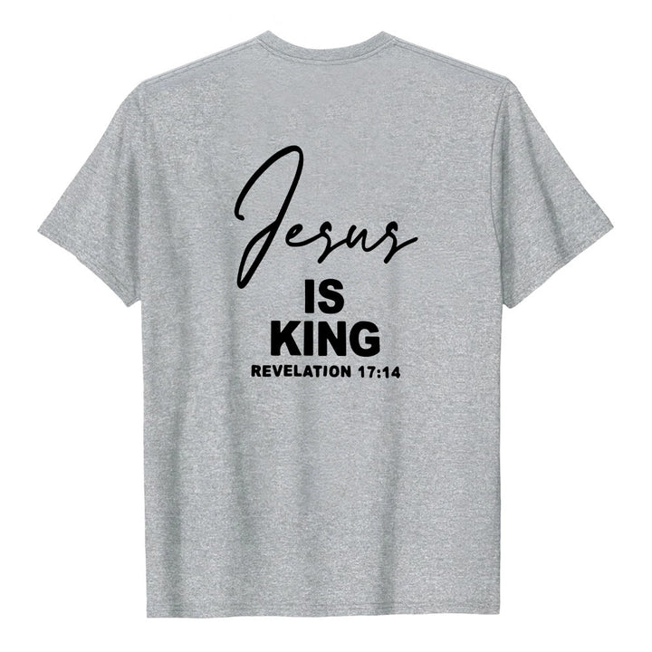 Christianartworkshop "Jesus IS KING" T-shirt - image 29