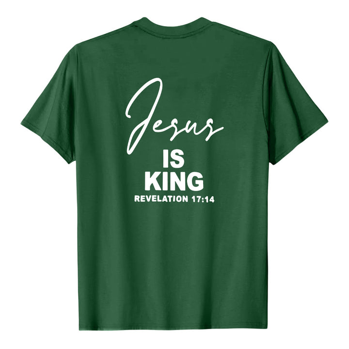 Christianartworkshop "Jesus IS KING" T-shirt - image 23