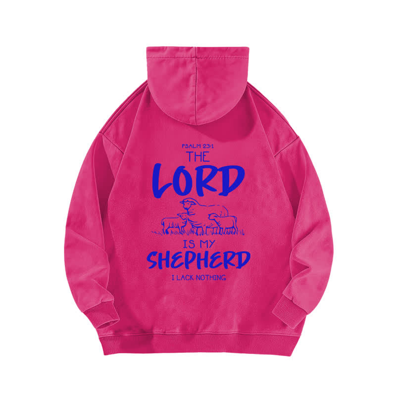 Christianartworkshop Psalm 23 Shepherd Fleece Washed Hoodie - image 16