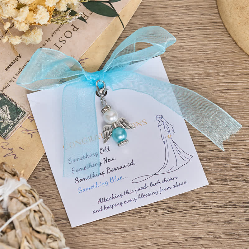 Christianartworkshop Pearl Keepsake Brooch Charm with Heavenly Symbols: Symbol of Gentle Guardianship - Guardian Angel B - image 4