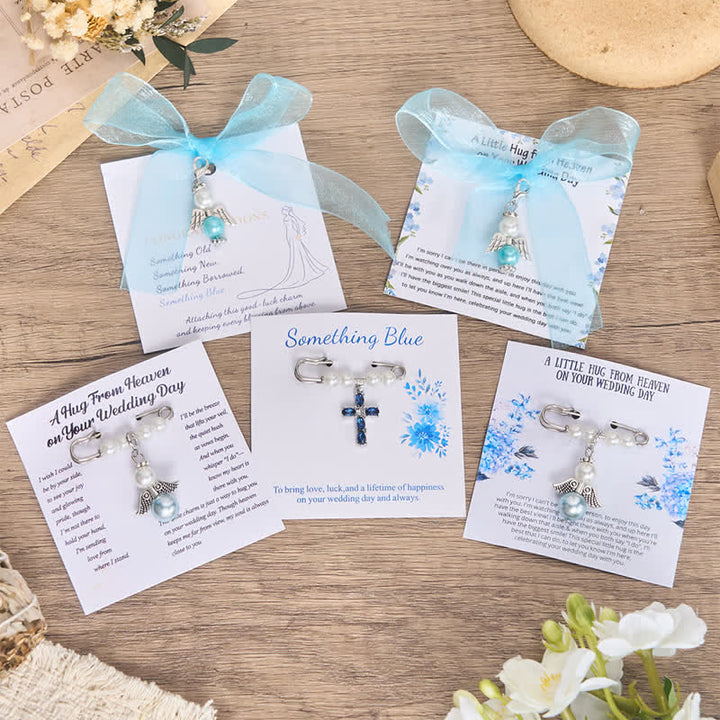 Christianartworkshop Pearl Keepsake Brooch Charm with Heavenly Symbols: Symbol of Gentle Guardianship - image 3