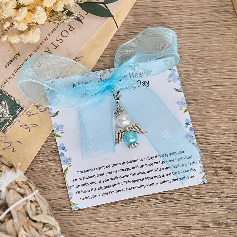 Christianartworkshop Pearl Keepsake Brooch Charm with Heavenly Symbols: Symbol of Gentle Guardianship - Guardian Angel D - image 9