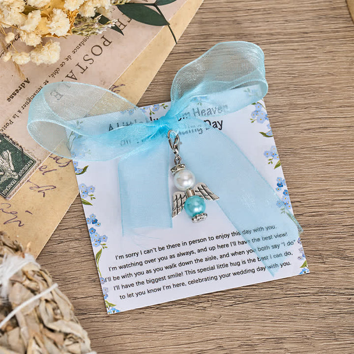 Christianartworkshop Pearl Keepsake Brooch Charm with Heavenly Symbols: Symbol of Gentle Guardianship - Guardian Angel D - image 9