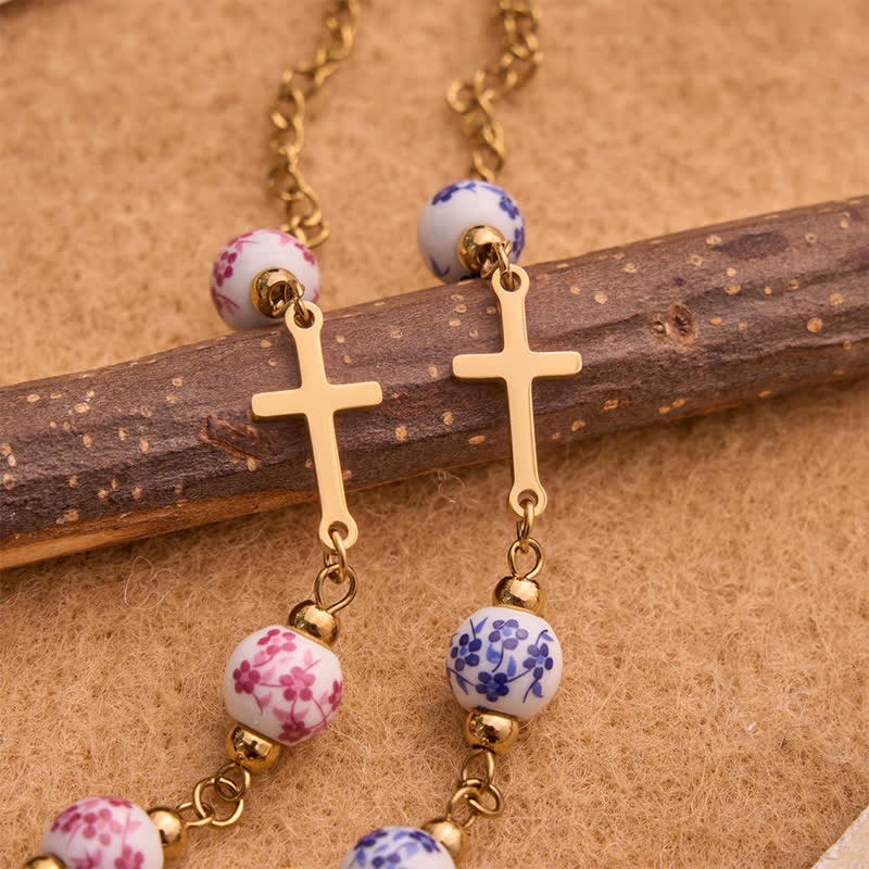 Christianartworkshop Sacred St. Benedict Cross Charm Bracelet: Symbol of Warm Spiritual Guidance - image 4