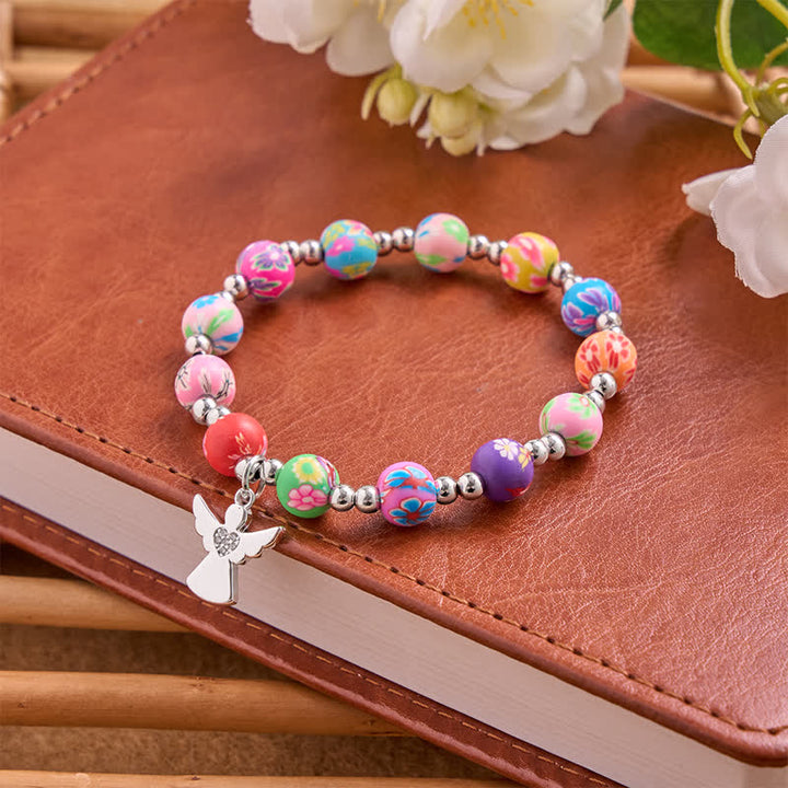 Christianartworkshop Floral Pattern Bracelet With Cross & Holy Spirit: Carrier Of Soft Divine Shelter - image 8