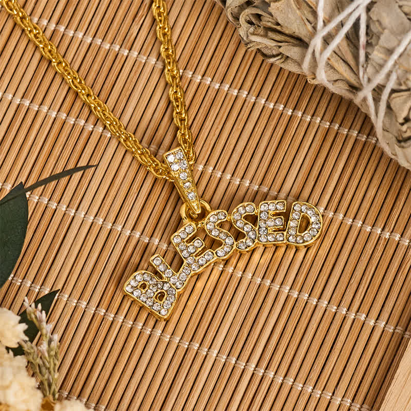 Christianartworkshop Shimmering Alloy Blessed Charm Necklace: Symbol of Gentle Heavenly Grace - image 2