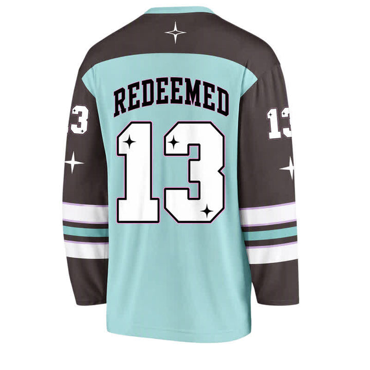 Christianartworkshop Child Of God Angel 13 Long Sleeve Hockey Jersey - image 2