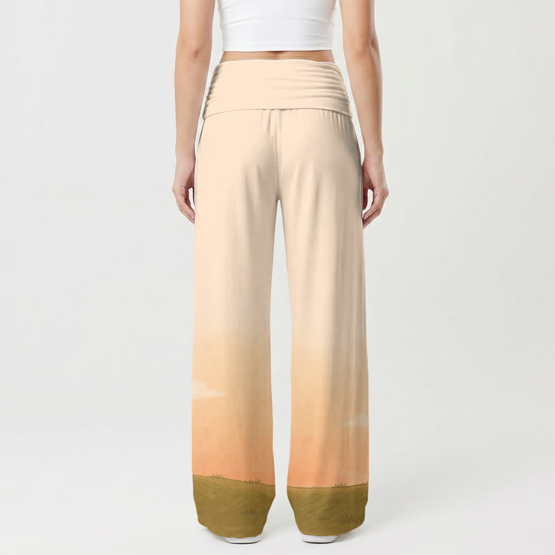 Christianartworkshop The Lord Is My Shepherd Women's Wide Leg Pants - image 2