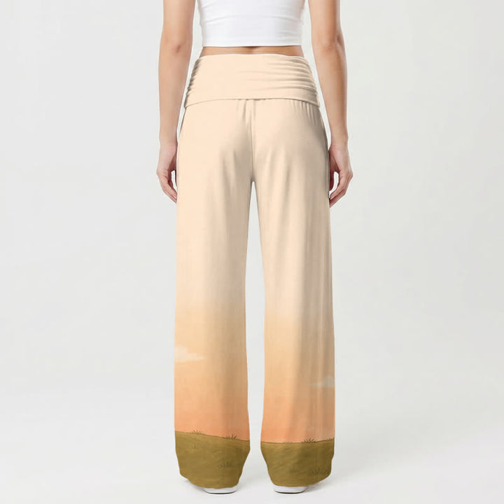 Christianartworkshop The Lord Is My Shepherd Women's Wide Leg Pants - image 2