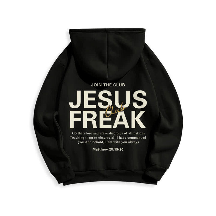 Christianartworkshop Jesus Freak Saved Oversized Fleece Pullover Hoodie - image 7