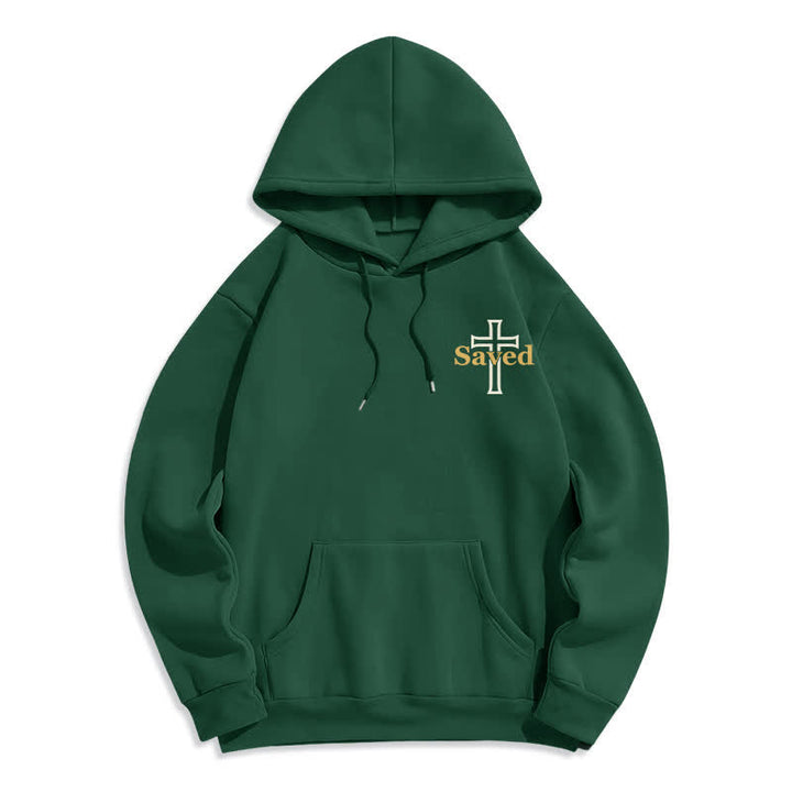 Christianartworkshop Jesus Freak Saved Oversized Fleece Pullover Hoodie - image 17