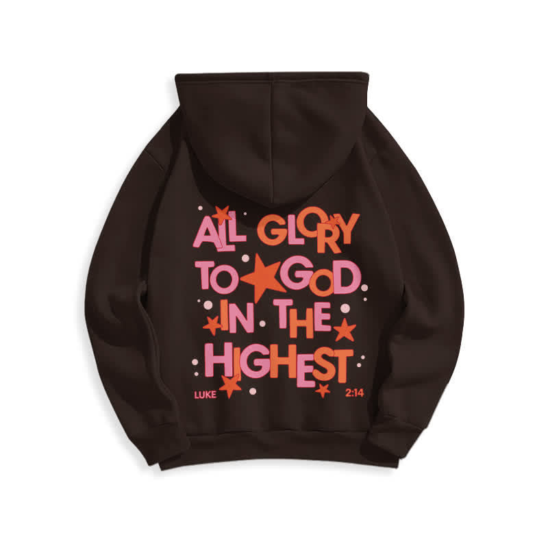 Christianartworkshop Hallelujah Crowned Stars Fleece Pullover Hoodie - image 13