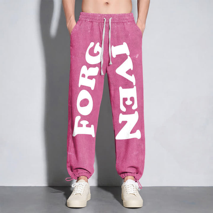Christianartworkshop Forgiven Statement Wide Leg Washed Sweatpants - image 46