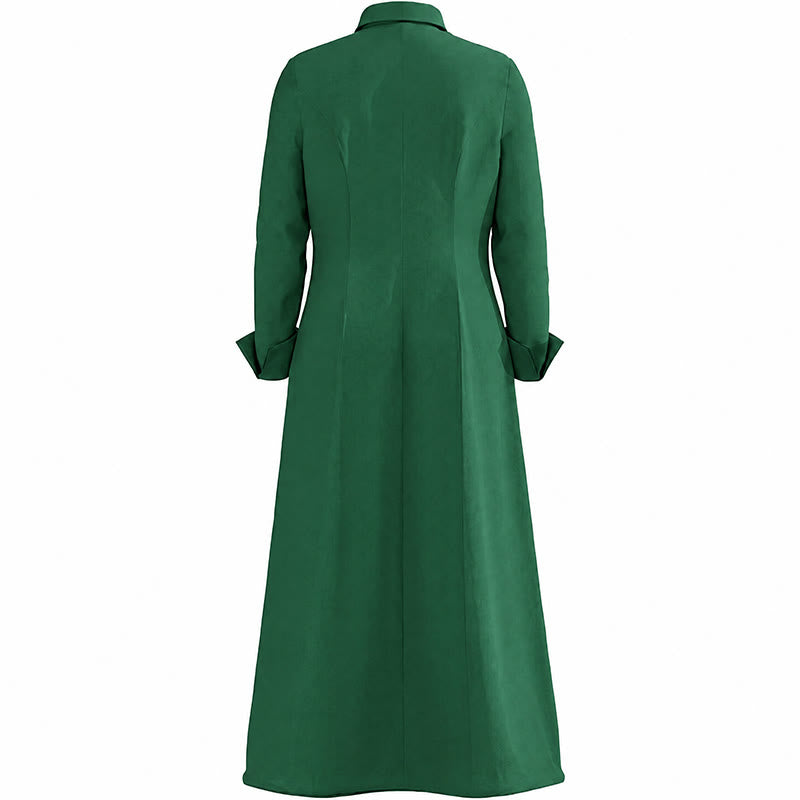 Christianartworkshop Women's Pastor Robe With Collar Cross Motif And Feminine Silhouette Women's Clergy Robe - image 21