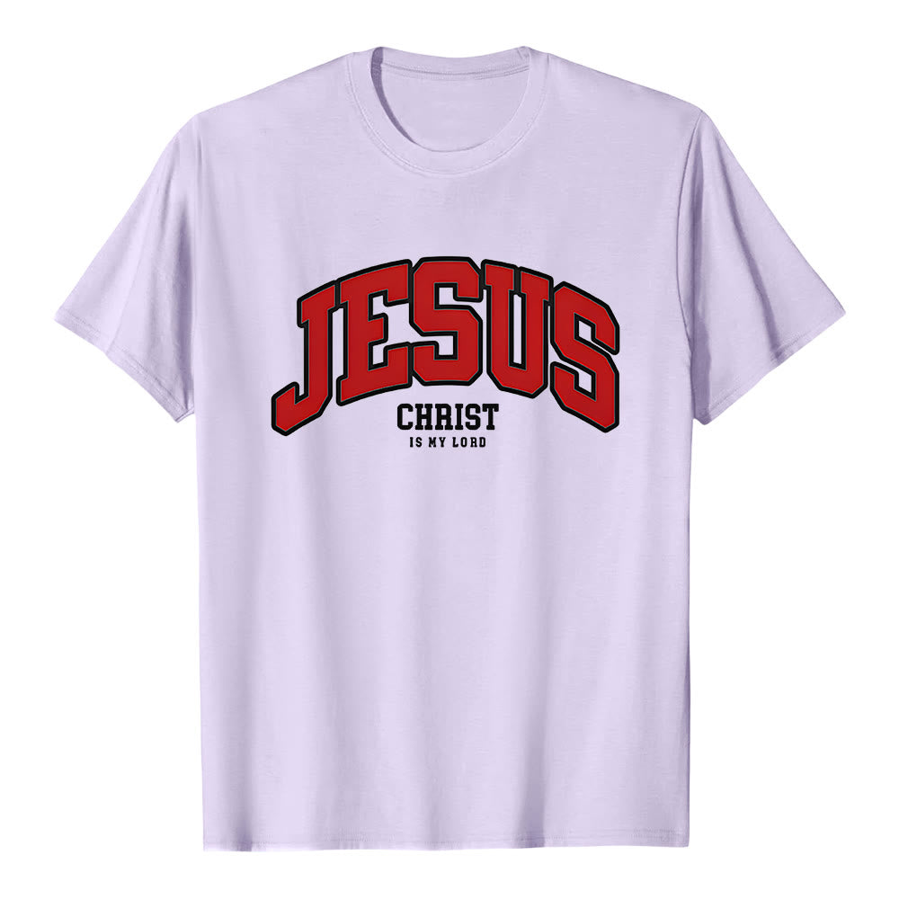 Christianartworkshop Bold Declaration 'Jesus Christ Is My Lord' Christian T-Shirt - Purple - 2XL - image 4
