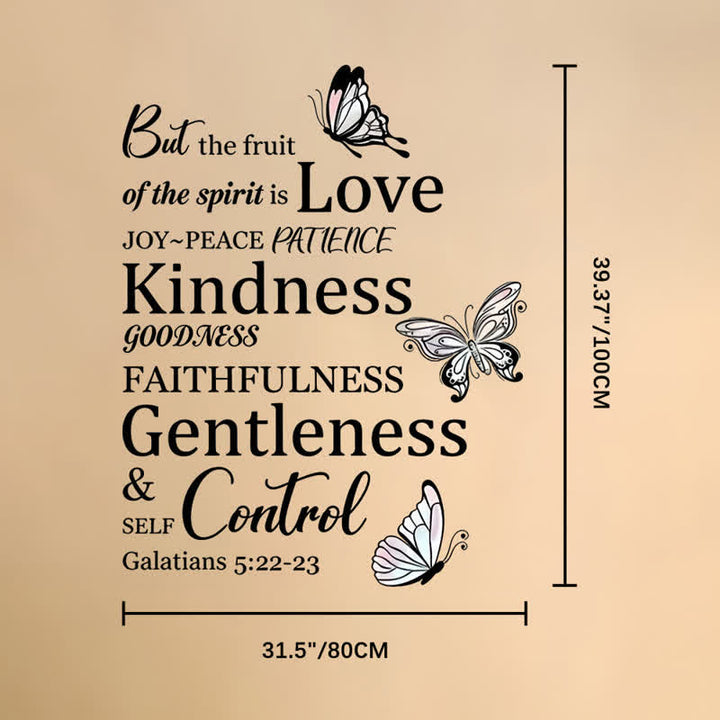 Christianartworkshop Inspirational Plastic Scripture Wall Sticker: Bearer of Soft Heavenly Warmth - 39.37*31.5" / 100*80cm - image 6