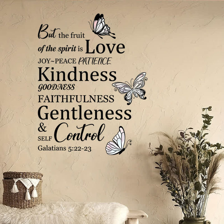 Christianartworkshop Inspirational Plastic Scripture Wall Sticker: Bearer of Soft Heavenly Warmth - image 0